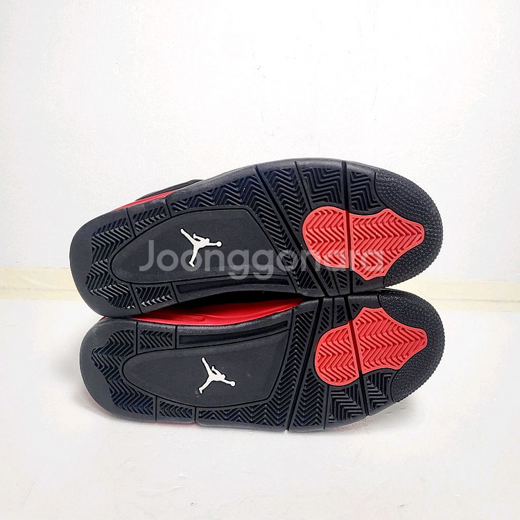 새제품/나이키 조던4 레트로 레드썬더265 농구화--3