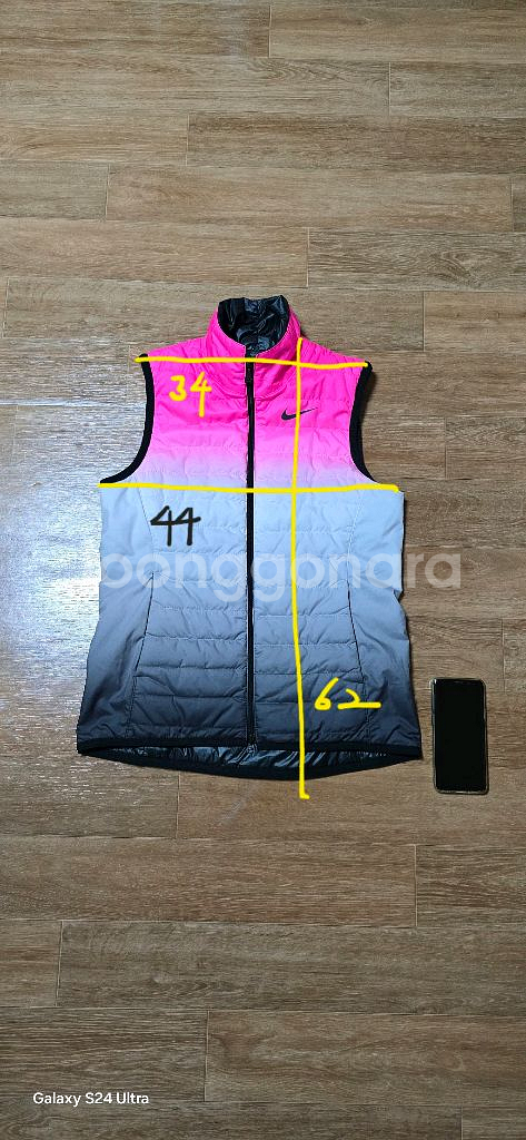 여.xs-s) 나이키 골프 여성 패딩조끼,양면 GOLF--2