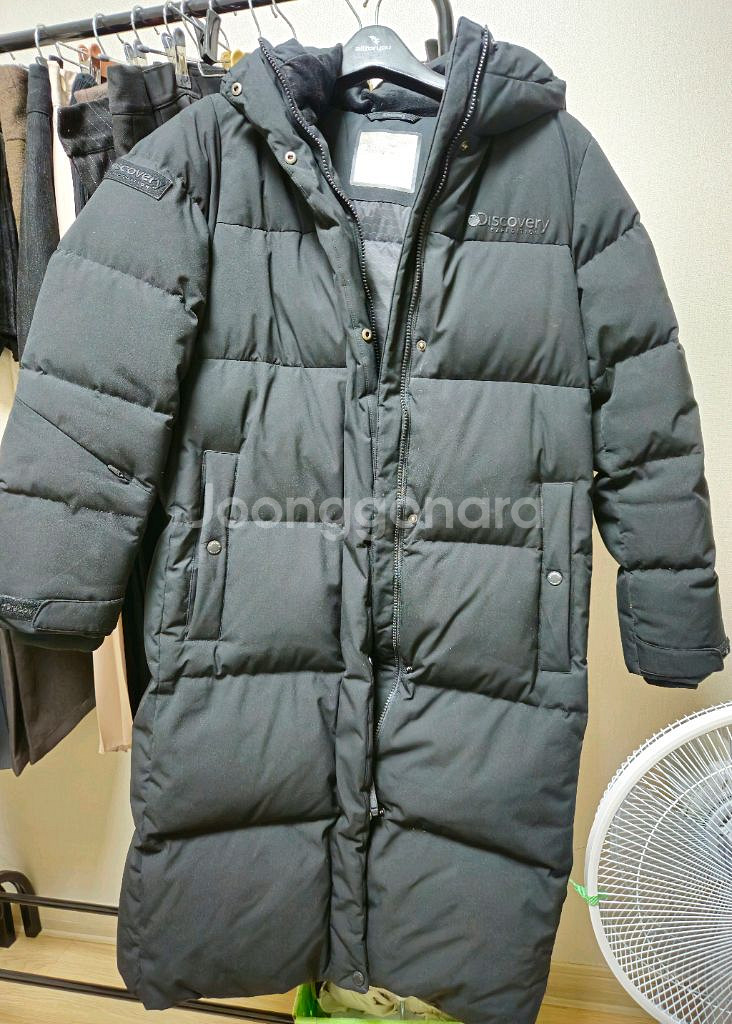디스커버리 구스 롱패딩--1
