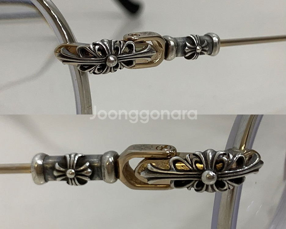 크롬하츠 부바A 샤이니실버&골드 [SS/GP-P] 안경--4