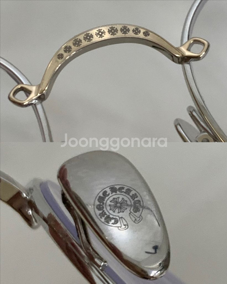 크롬하츠 부바A 샤이니실버&골드 [SS/GP-P] 안경--6