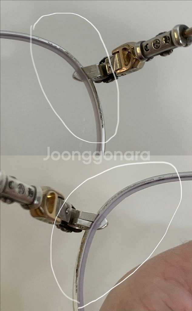 크롬하츠 부바A 샤이니실버&골드 [SS/GP-P] 안경--9