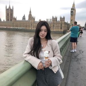 리즈 leeds 클래식 트위드 자켓