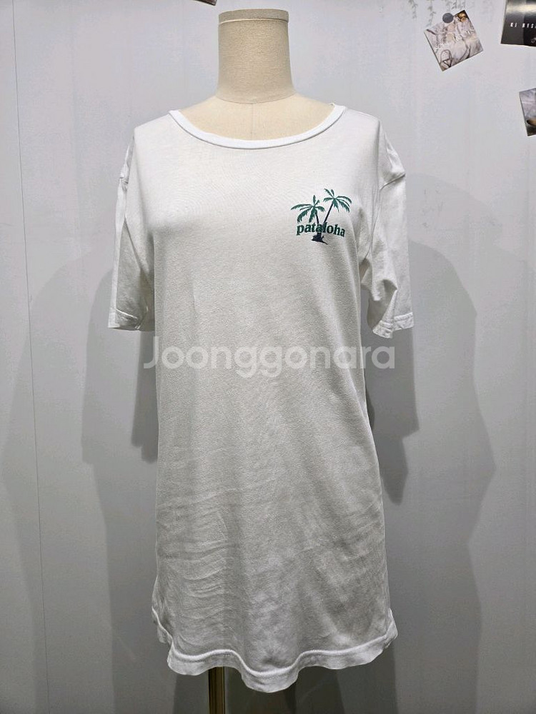 파타고니아 반팔 티셔츠 화이트 반팔티--0