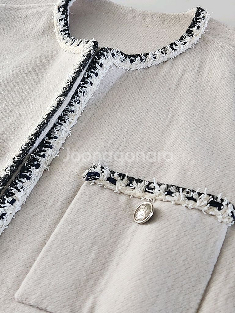 (새상품) system 시스템 트위드 양모베스트--1