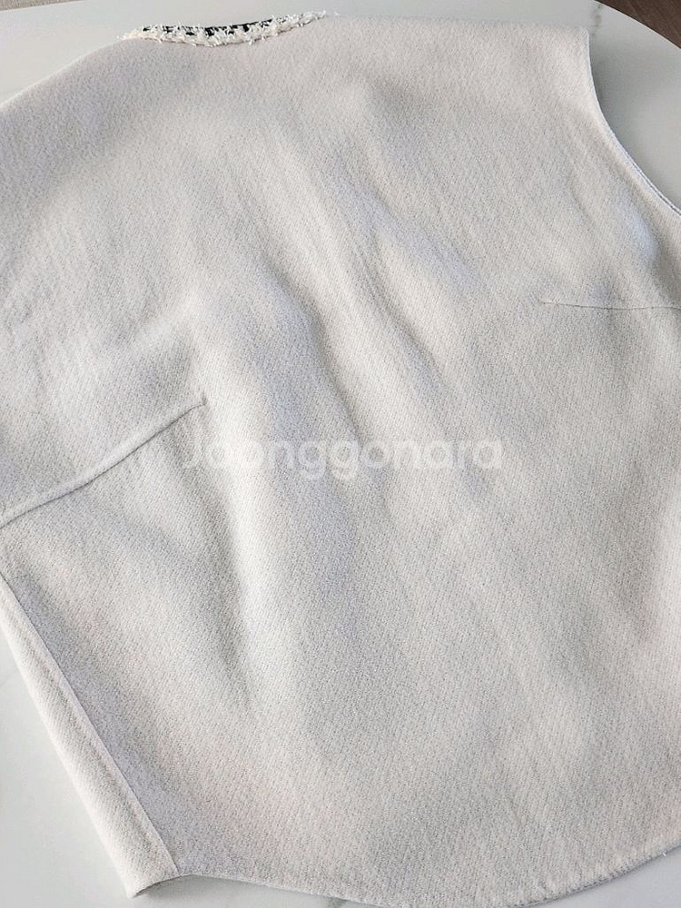 (새상품) system 시스템 트위드 양모베스트--8