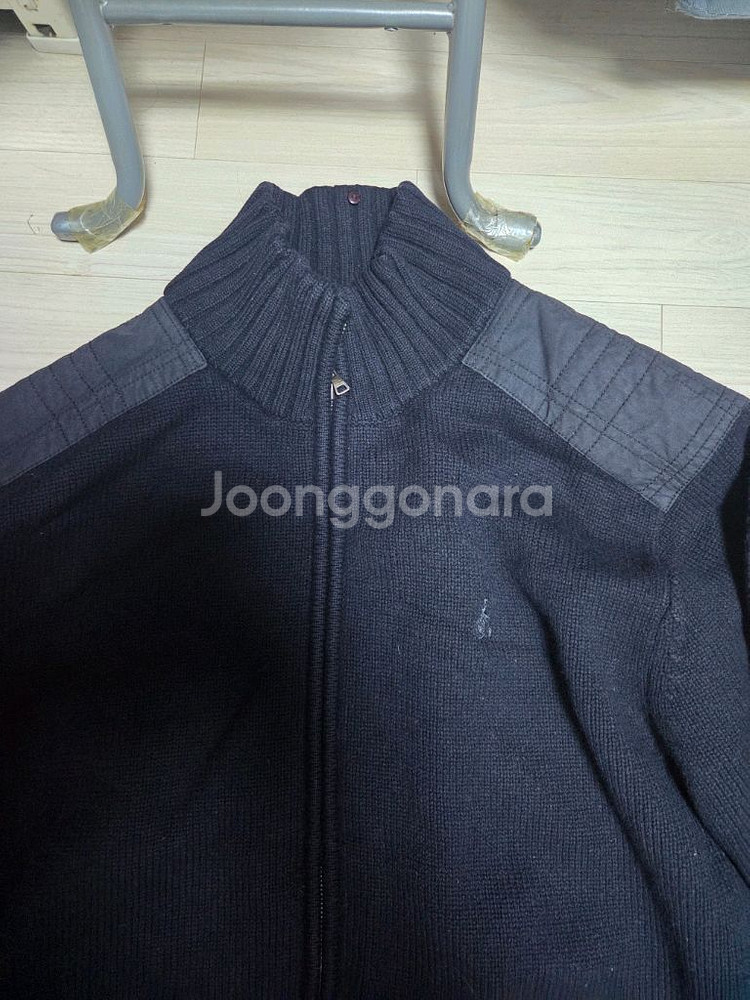 빈폴 정품 두꺼운 니트 집업 105사이즈--1