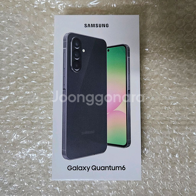[미개봉]갤럭시 퀀텀6 128GB 그라파이트 공기계--0