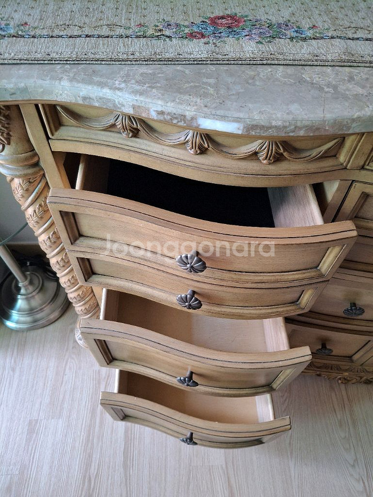 Ashley 클래식 화장대+협탁 세트 / 고급 수입가구--7