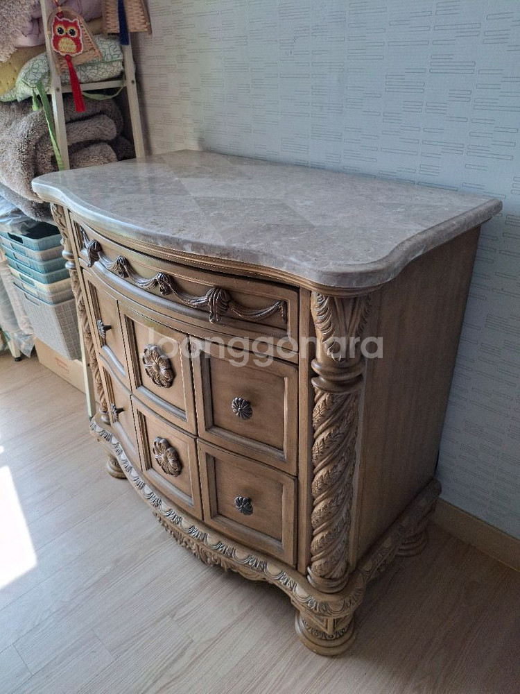 Ashley 클래식 화장대+협탁 세트 / 고급 수입가구--1