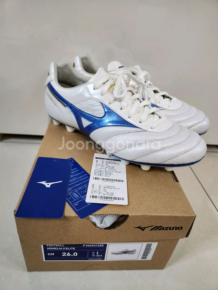 20분 1번신은/미즈노 모렐리아2 엘리트MD 260mm--0