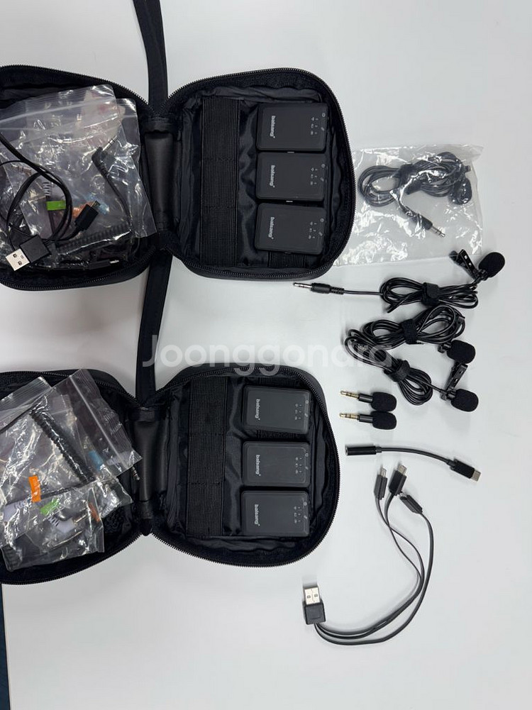 발상 BMS 200 2채널 무선마이크 세트--2