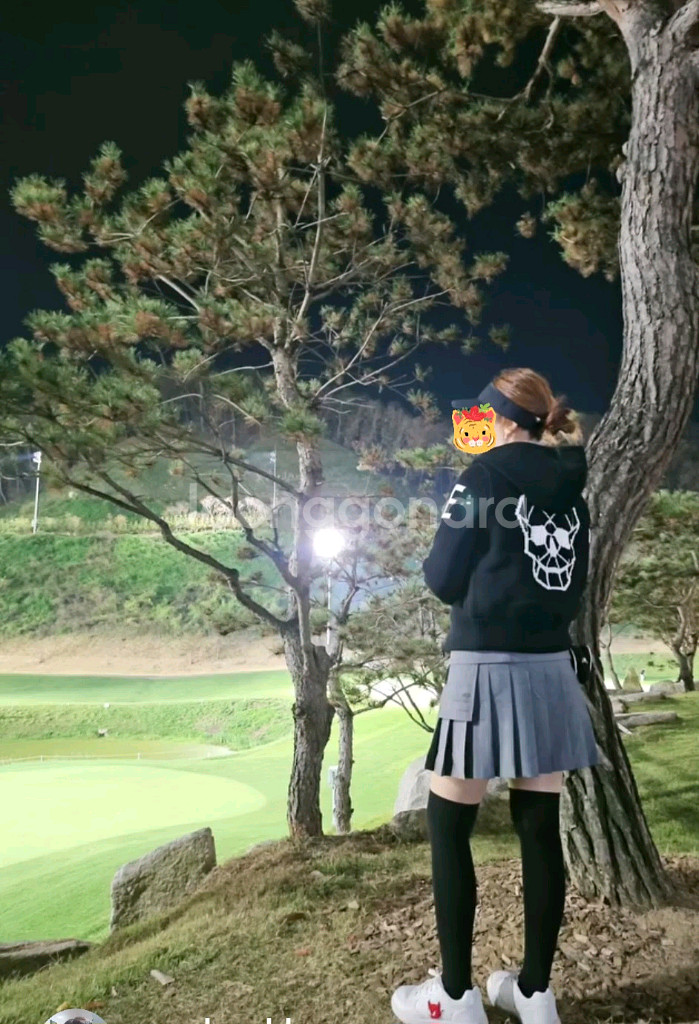 어메이징크리 여성 골프 집업후드 XS--4