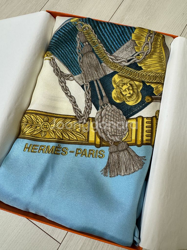 에르메스 실크 스카프 까레 90 GRAND UNIFOR--2