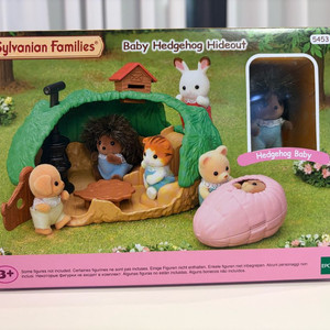 실바니안 패밀리 아기 고슴도치 요람바구니 세트