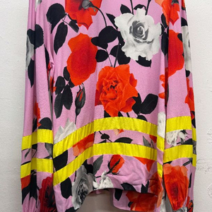 MSGM 새상품급 로즈 프린팅 블라우스 (66~77)