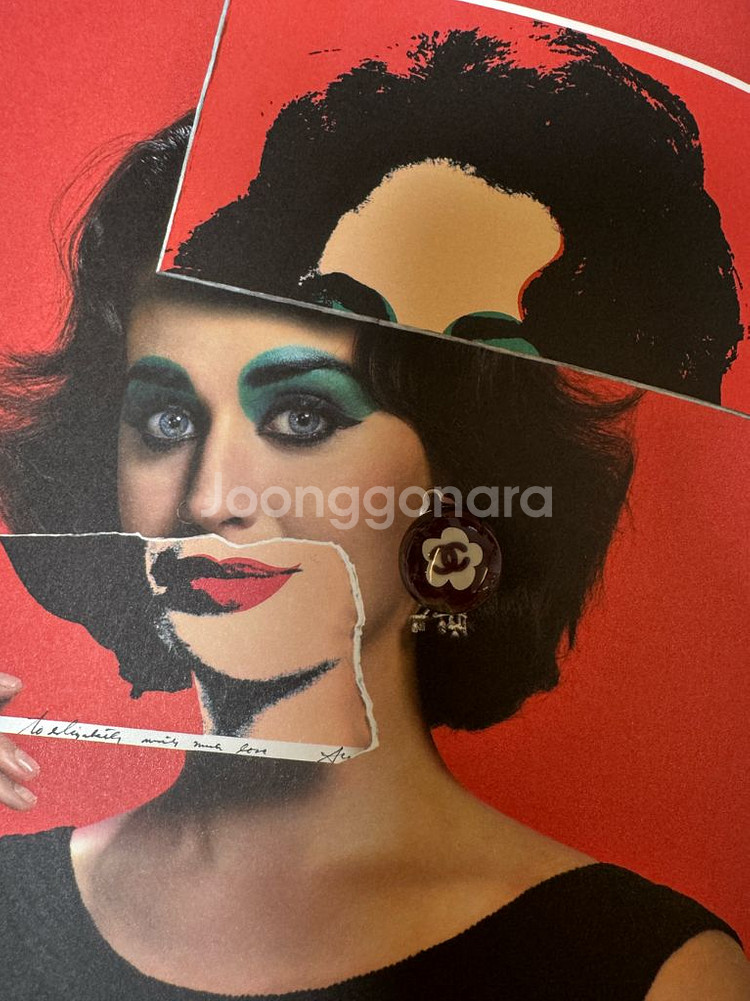 샤넬 CC 까멜리아 코코 클립 귀걸이 샤넬 빈티지귀걸이--2