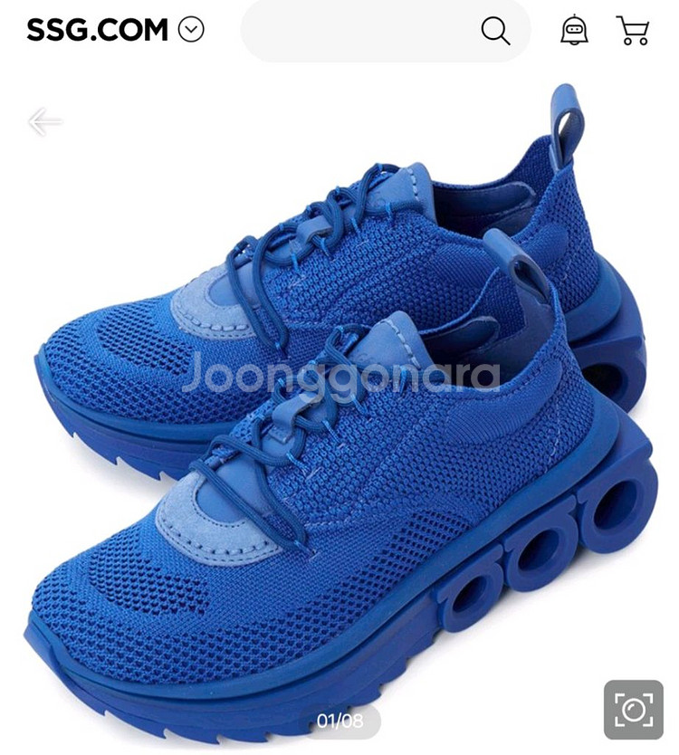 페라가모 니마 니트 남성 스니커즈 270mm--3