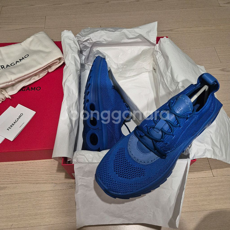 페라가모 니마 니트 남성 스니커즈 270mm--1