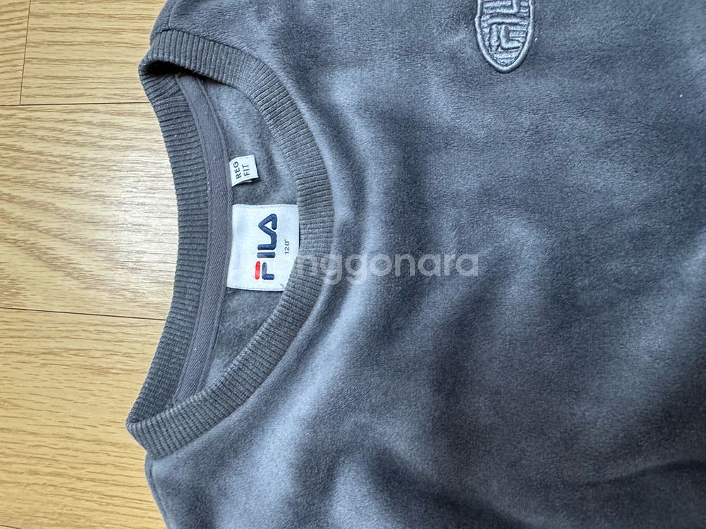 FILA 벨벳 트레이닝복 세트 120--1