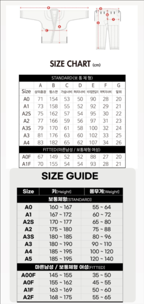 주짓수 도복 두 벌 이미지