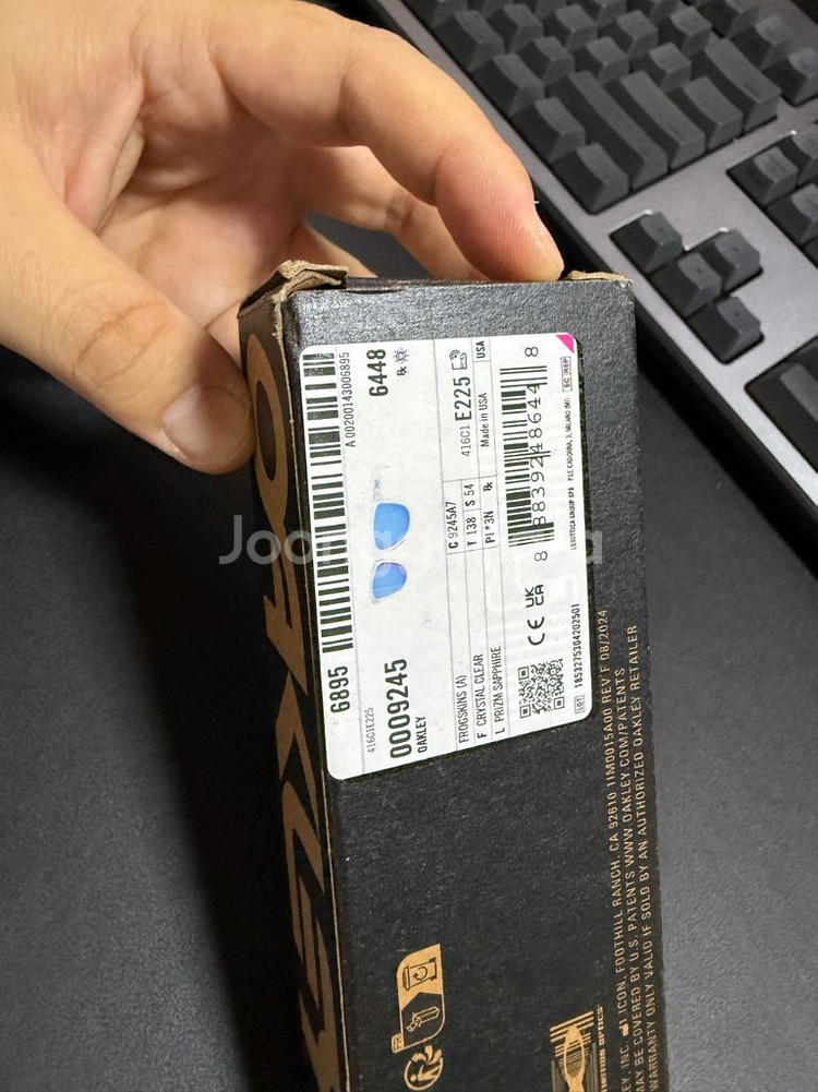 오클리 프로그스킨 9245 투명/프리즘사파이어풀박스20--0