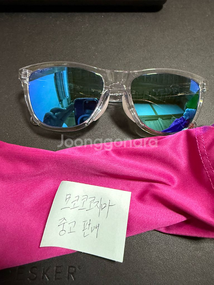 오클리 프로그스킨 9245 투명/프리즘사파이어풀박스20--4