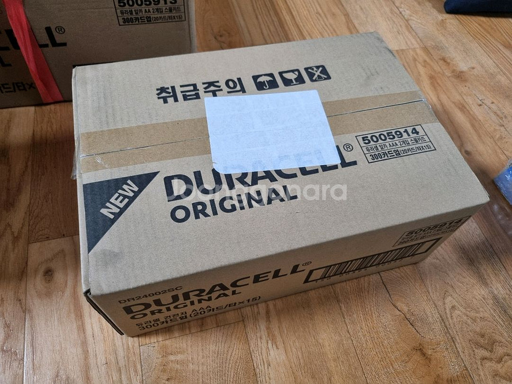 듀라셀 AAA 건전지 1박스단위 600알 2p포장--0