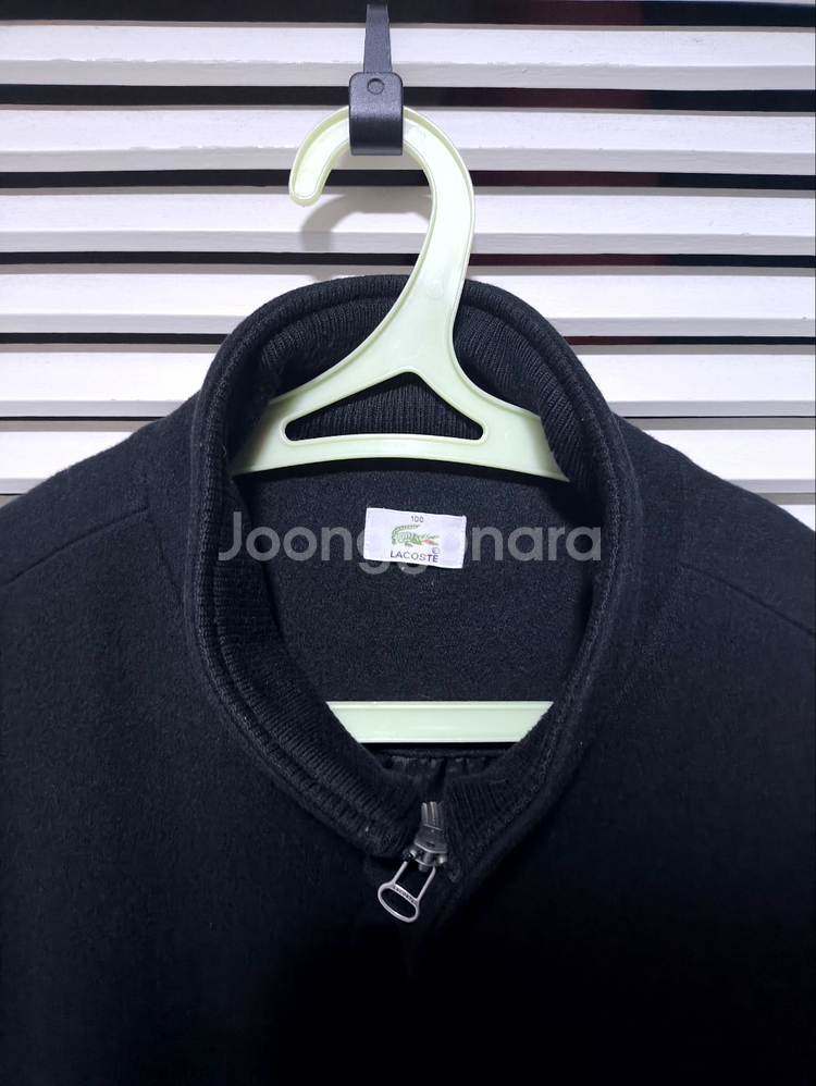 오버핏 100 라코스테 블루종 자켓 숏코트--1