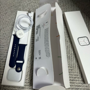 애플워치7 45mm 실버 스테인리스 s급