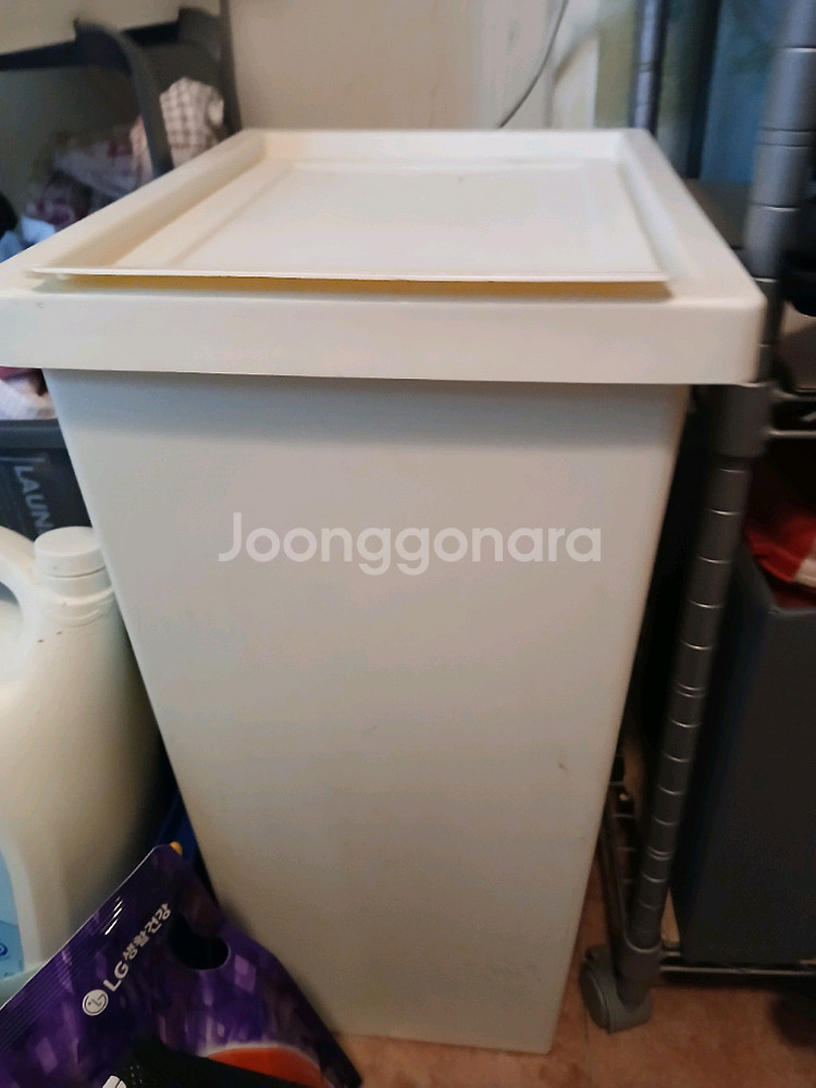 이케아 플라스틱 수납 뚜껑--0