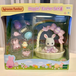 실바니안 패밀리 눈꽃토끼 부활절 세트