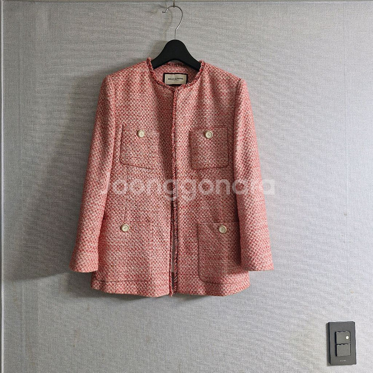 모조에스핀 트위드 쟈켓 치마 세트 66--7