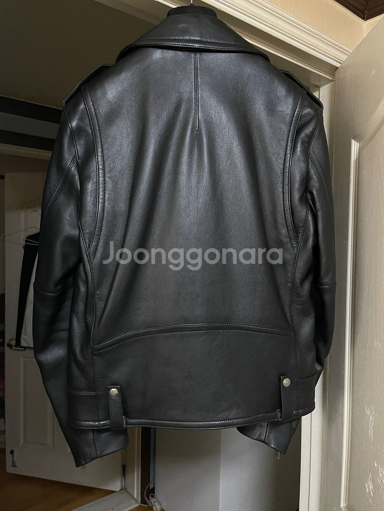 시스템옴므 가죽 라이더 자켓--1