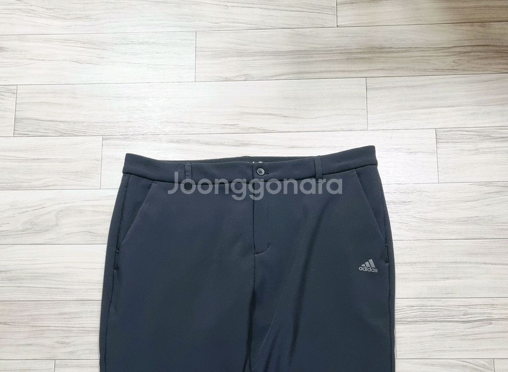 아디다스 기모 스판 바지 38--3
