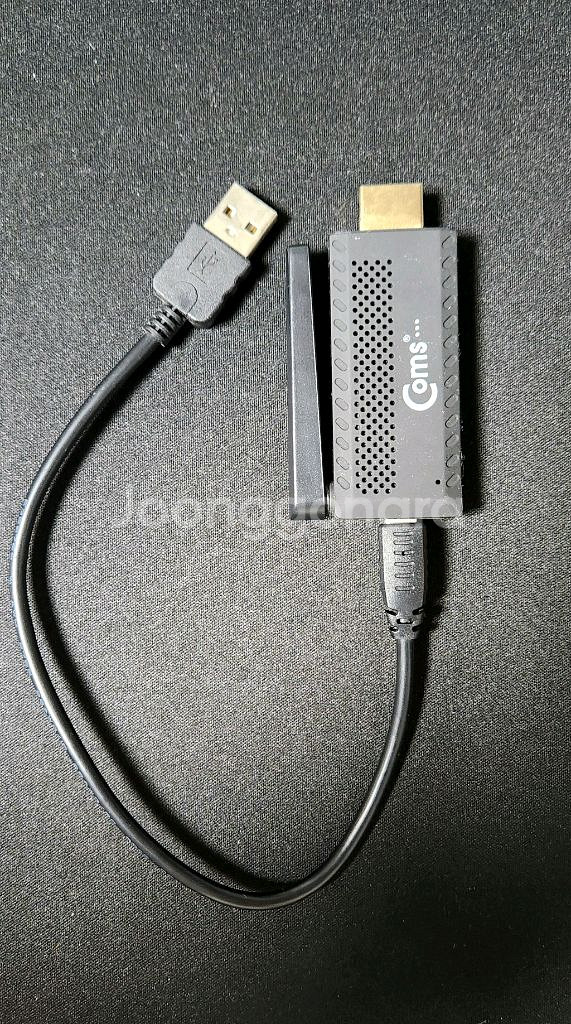 coms 스마트폰 무선 미러링 동글이 판매합니다.--0