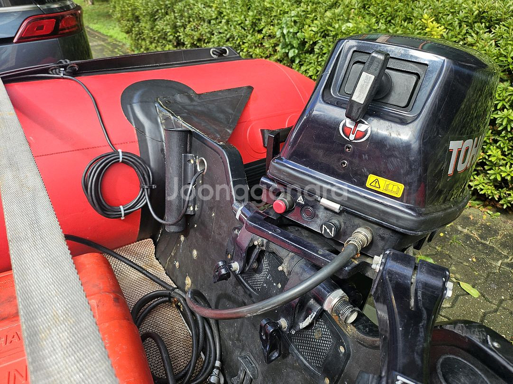 로드스타쉐도우 350 에어매트 고무보트 + 도하츠 18--4