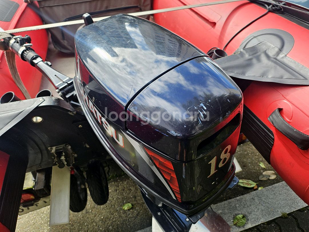 로드스타쉐도우 350 에어매트 고무보트 + 도하츠 18--5