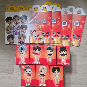 BTS 맥도날드 앵콜에디션 피규어 이미지