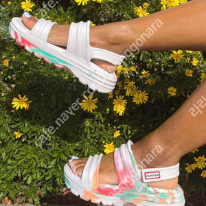 헌터 샌들 장마신발 마블샌들 택포 (마지막한켤레가격다운