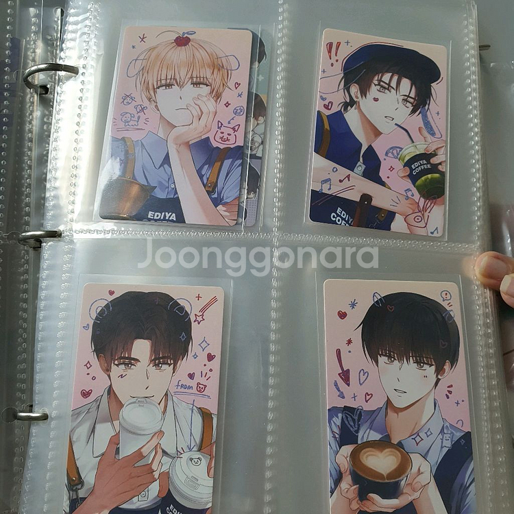 데못죽 이디야 콜라보 포토카드 양도--0