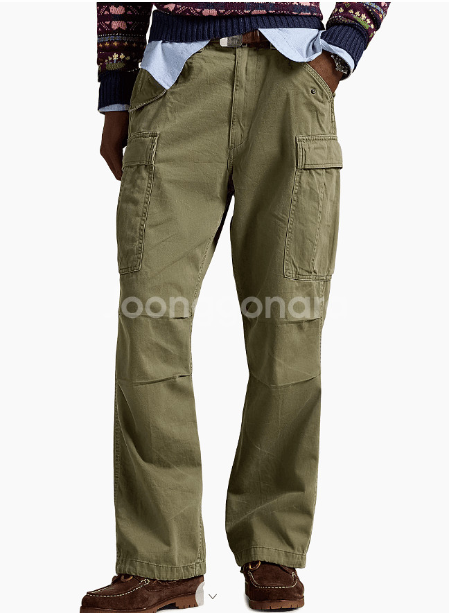 폴로 빅카고 팬츠 / 올리브 / 30 / 32--2