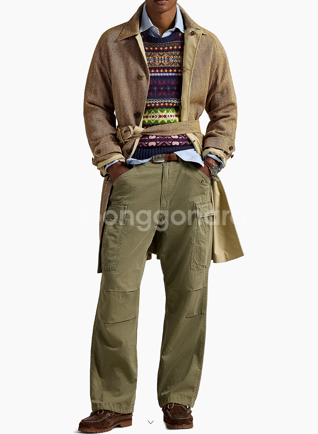 폴로 빅카고 팬츠 / 올리브 / 30 / 32--1