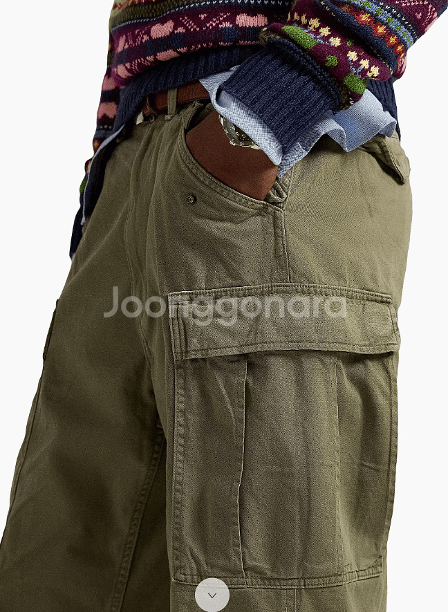 폴로 빅카고 팬츠 / 올리브 / 30 / 32--5