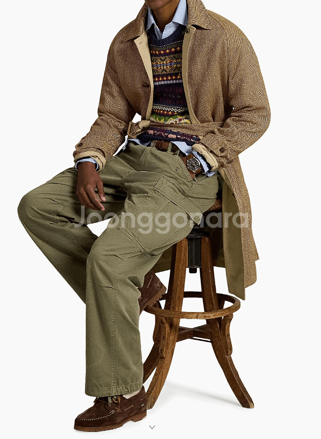 폴로 빅카고 팬츠 / 올리브 / 30 / 32--4