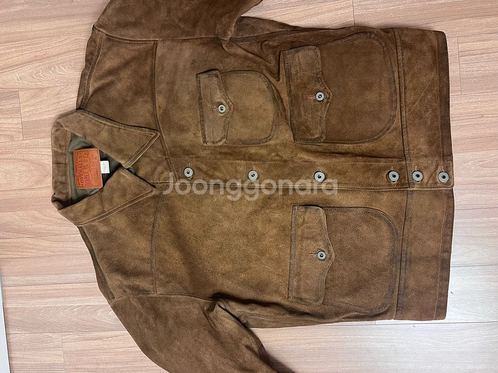 rrl 러프아웃 스웨이드 자켓--2