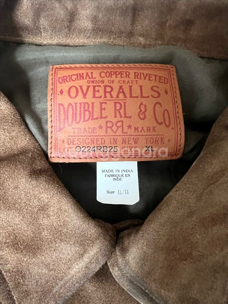 rrl 러프아웃 스웨이드 자켓--1