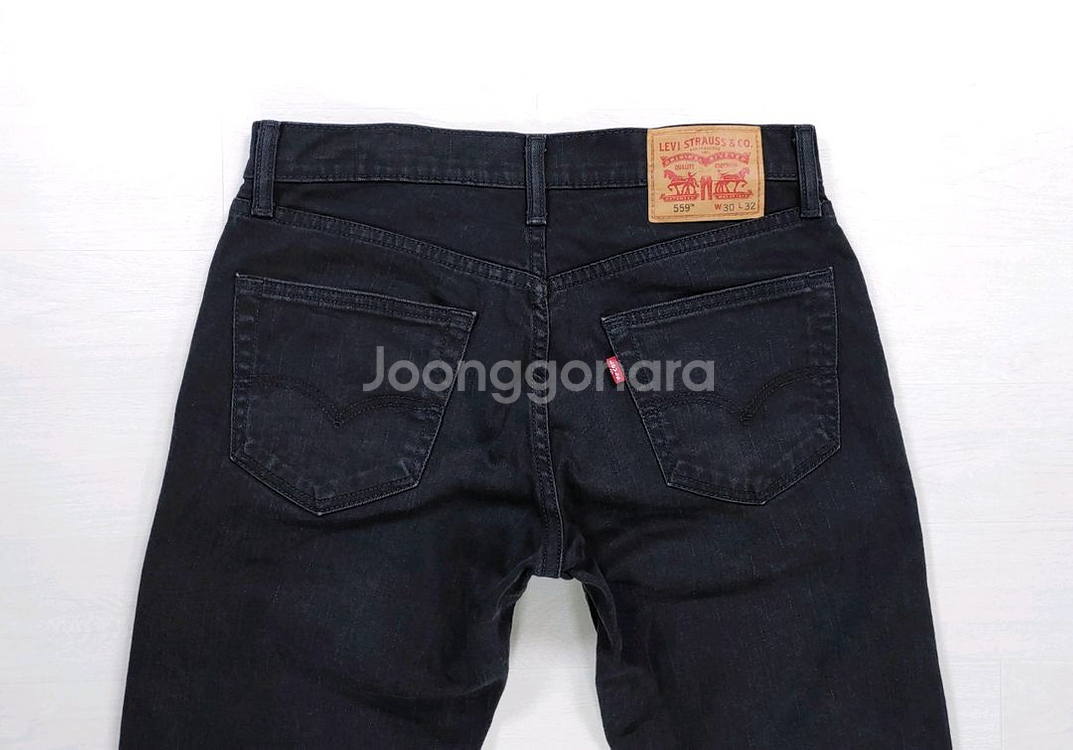 리바이스 559 블랙진 흑청 30인치 W30 L32--14