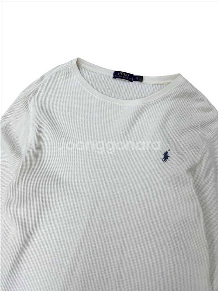 폴로 와플 긴팔티셔츠 아이보리 (2XL)--1