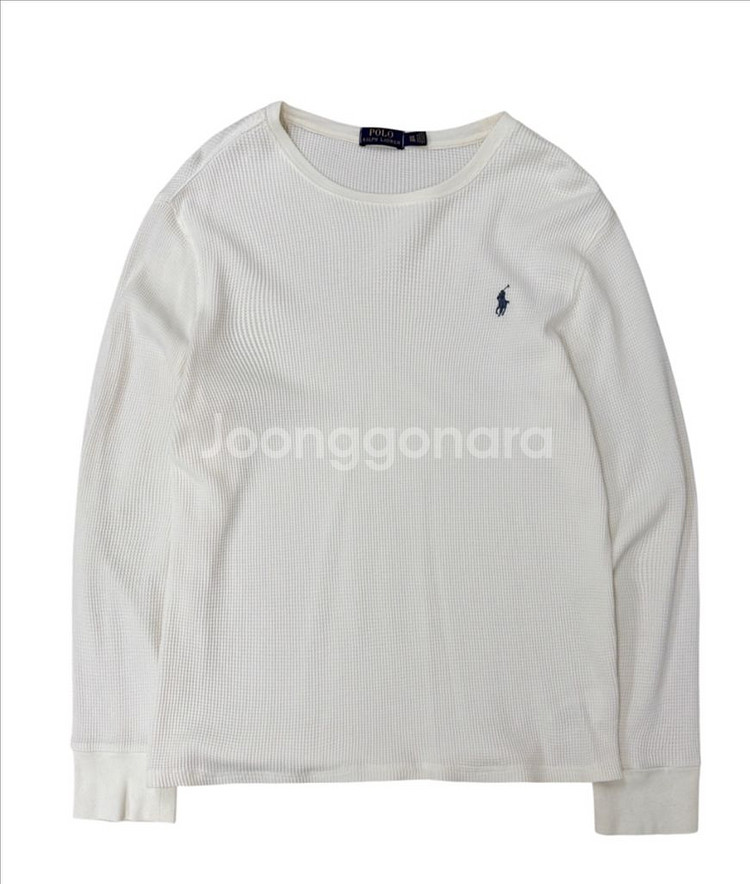 폴로 와플 긴팔티셔츠 아이보리 (2XL)--0